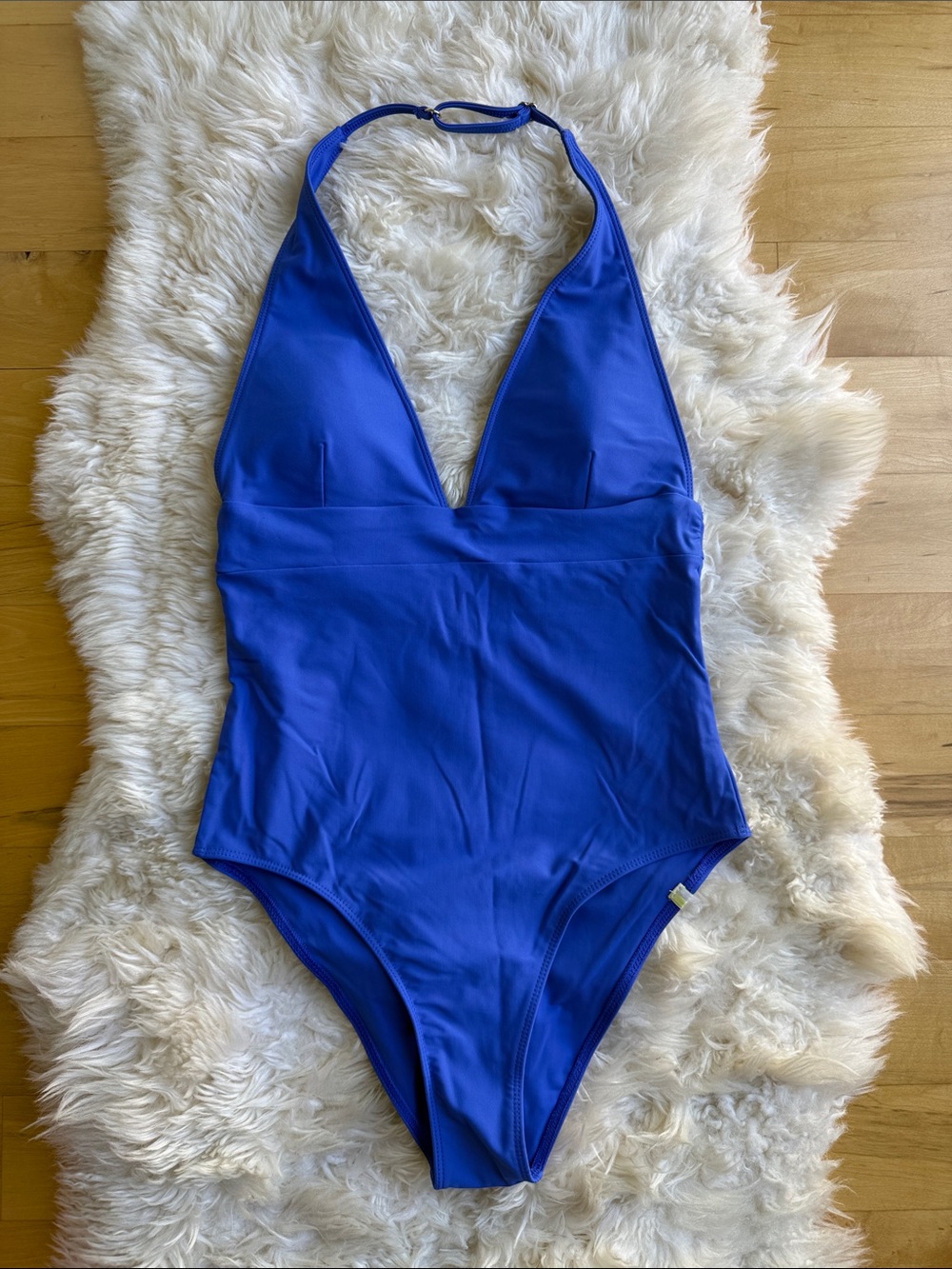 Summersalt, women’s Royal Blue Halter One-Piece Swimsuit, size 6